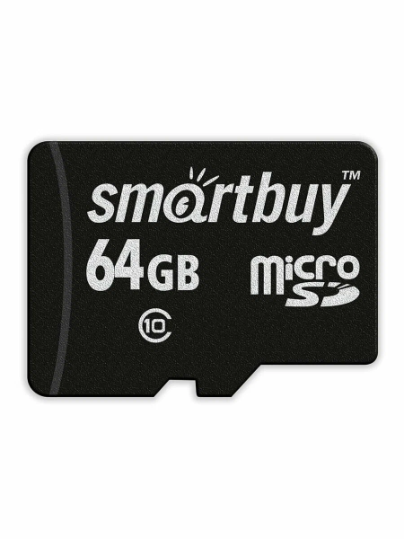 Карта памяти 64GB micro SD Smartbuy