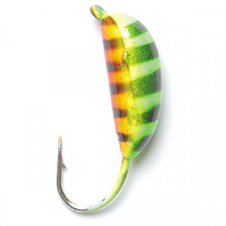 Мормышка вольф. Lucky John БАНАН рижский крашен.(5 шт) (025/31, LJ11025-31)