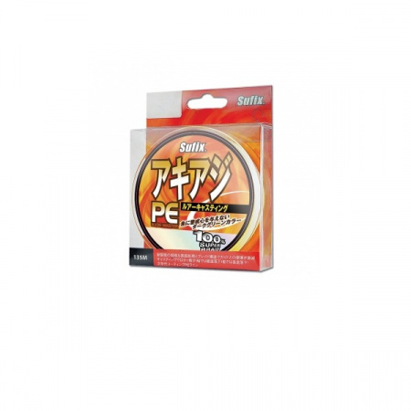 Леска плетеная Sufix PE Glide Master (желтая 135м 0.20мм 18.0кг/PE1.5 AKGM20CH135)