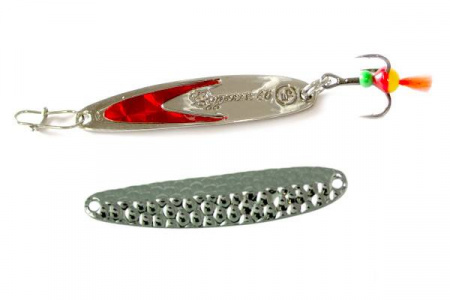 Блесна вертикальная ECOPRO Судачья (красн.флекс, 5см, 6гр, Sb/SRF)