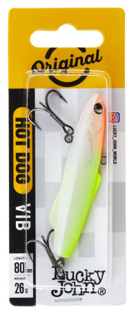 Воблер тонущий вертикальный Lucky John HOTDOG VIB (тонущий 8 см, 26гр, LJHVIB80-021)