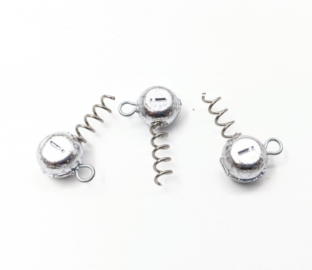 Груз IVVA "Big pike (Штопор)" (7гр (1уп -3шт) Ø проволоки-0,8мм)