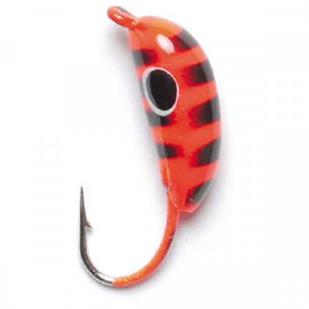 Мормышка вольф. Lucky John БАНАН рижский крашен.(5 шт) (025/27, LJ11025-27)