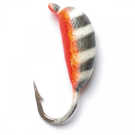 Мормышка вольф. Lucky John БАНАН рижский крашен.(5 шт) (025/33, LJ11025-33)