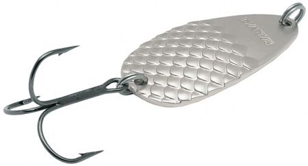 Блесна колеблющаяся "КАМА" Олта (матовое серебро, 18г)