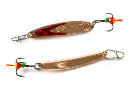 Блесна вертикальная ECOPRO Судачья (красн.флекс, 5см, 6гр, CRF)