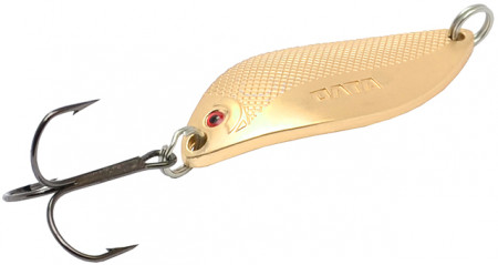 Блесна колеблющаяся "ТЦУНАМИ" Олта (матовое золото, 17г)