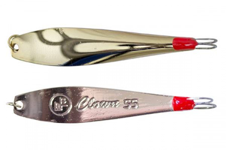 Блесна вертикальная ECOPRO Clown (6,5см, 13гр, G/C, двойник)