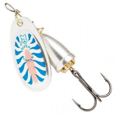 Блесна вращающаяся BLUE FOX Vibrax Fluorescent (№4, 10гр, BFF4-BT)