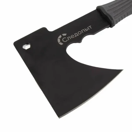 Топор туристический "СЛЕДОПЫТ" в чехле (PF-AT-10 240*130*85 мм, 350 гр., с обрезин.ручкой,в чехле/60/40/)