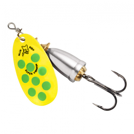 Блесна вращающаяся BLUE FOX Vibrax Hot Pepper (№4, 10гр, BFS4-FYGR)