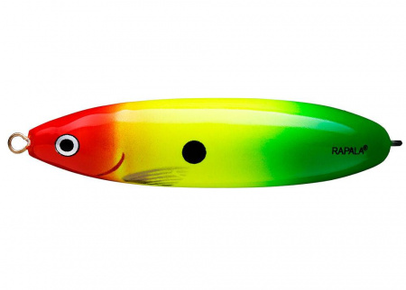 Блесна-незацепляйка Rapala Rattlin Minnow Spoon (8 см / 16 гр, RMSR08-RYGR)
