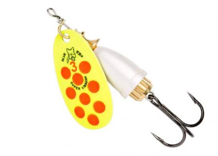 Блесна вращающаяся BLUE FOX Vibrax UV (№4, 10гр, BFU4-YOPU)